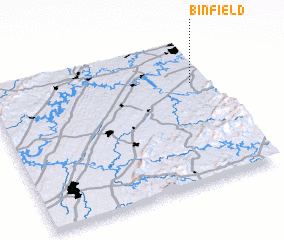 3d view of Binfield