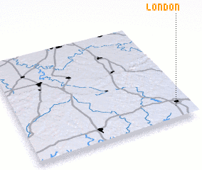 3d view of London