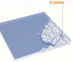 3d view of El Barro