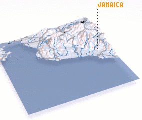 3d view of Jamaica