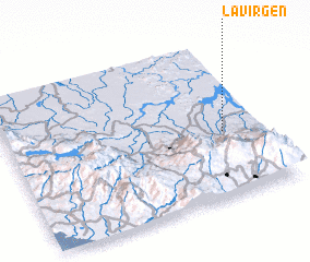 3d view of La Virgen