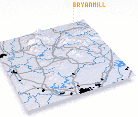 3d view of Bryan Mill