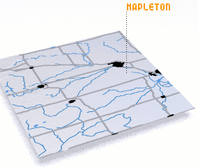3d view of Mapleton