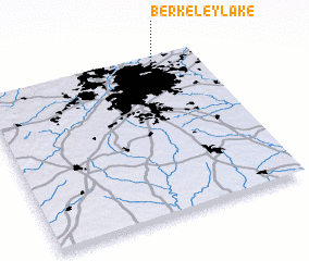 3d view of Berkeley Lake