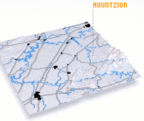 3d view of Mount Zion