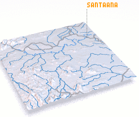 3d view of Santa Ana