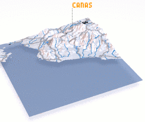 3d view of Cañas