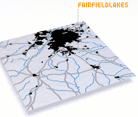 3d view of Fairfield Lakes