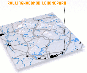 3d view of Rollingwood Mobile Home Park