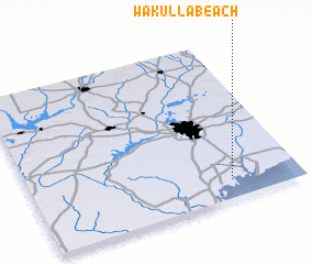 3d view of Wakulla Beach