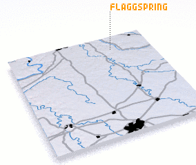 3d view of Flagg Spring