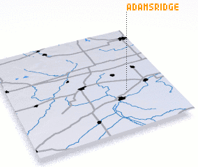 3d view of Adams Ridge