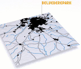 3d view of Belvedere Park