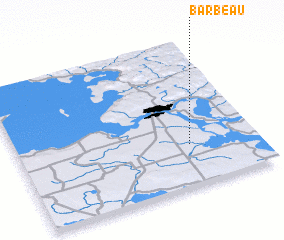 3d view of Barbeau