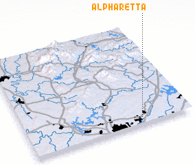 3d view of Alpharetta