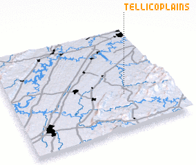 3d view of Tellico Plains