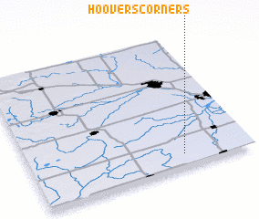 3d view of Hoovers Corners