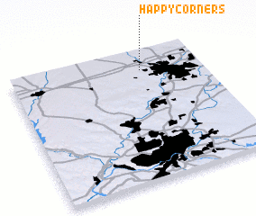 3d view of Happy Corners