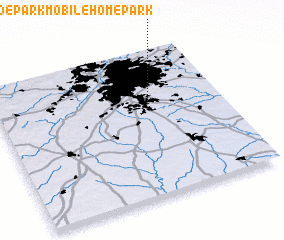 3d view of Hyde Park Mobile Home Park