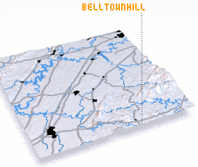 3d view of Belltown Hill