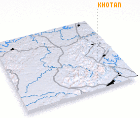 3d view of Khotan