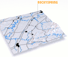 3d view of Rocky Spring