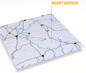 3d view of Mount Vernon