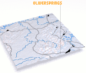 3d view of Oliver Springs