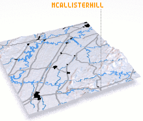 3d view of McAllister Hill