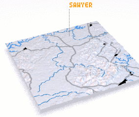 3d view of Sawyer