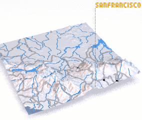 3d view of San Francisco