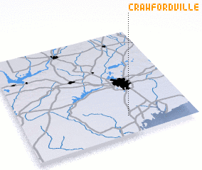 3d view of Crawfordville