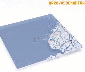 3d view of Arroyos de Mantua