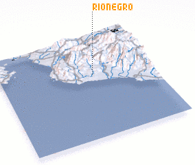 3d view of Río Negro