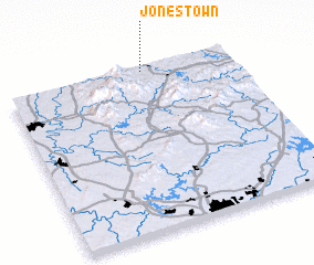 3d view of Jonestown