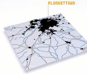 3d view of Plunket Town