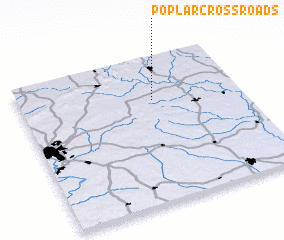 3d view of Poplar Crossroads