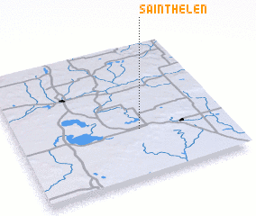 3d view of Saint Helen