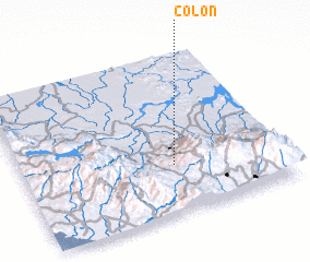 3d view of Colón