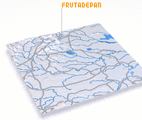 3d view of Fruta de Pan