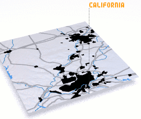 3d view of California