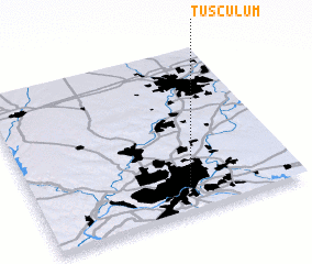3d view of Tusculum