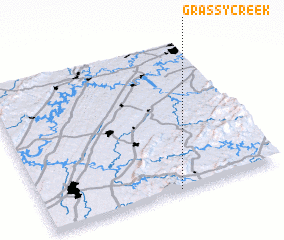 3d view of Grassy Creek