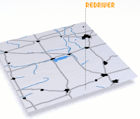 3d view of Red River