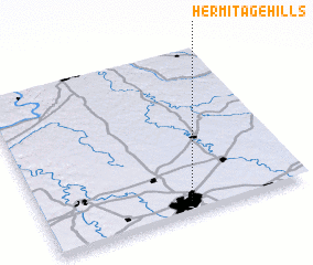 3d view of Hermitage Hills