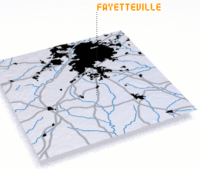 3d view of Fayetteville