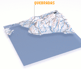 3d view of Quebradas