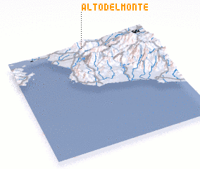 3d view of Alto del Monte