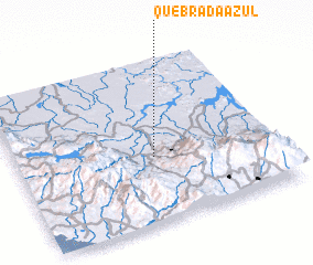 3d view of Quebrada Azul