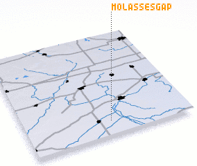 3d view of Molasses Gap